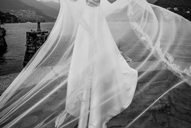Bride on Lake Como