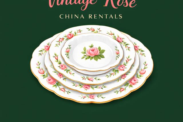 Vintage Rose China Rentals