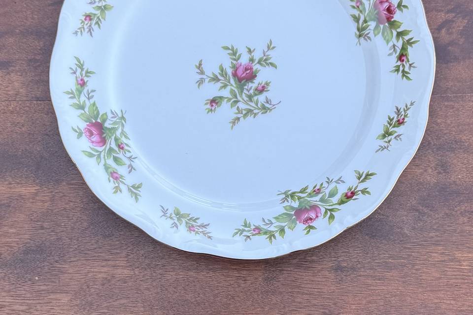 Vintage Rose China Rentals