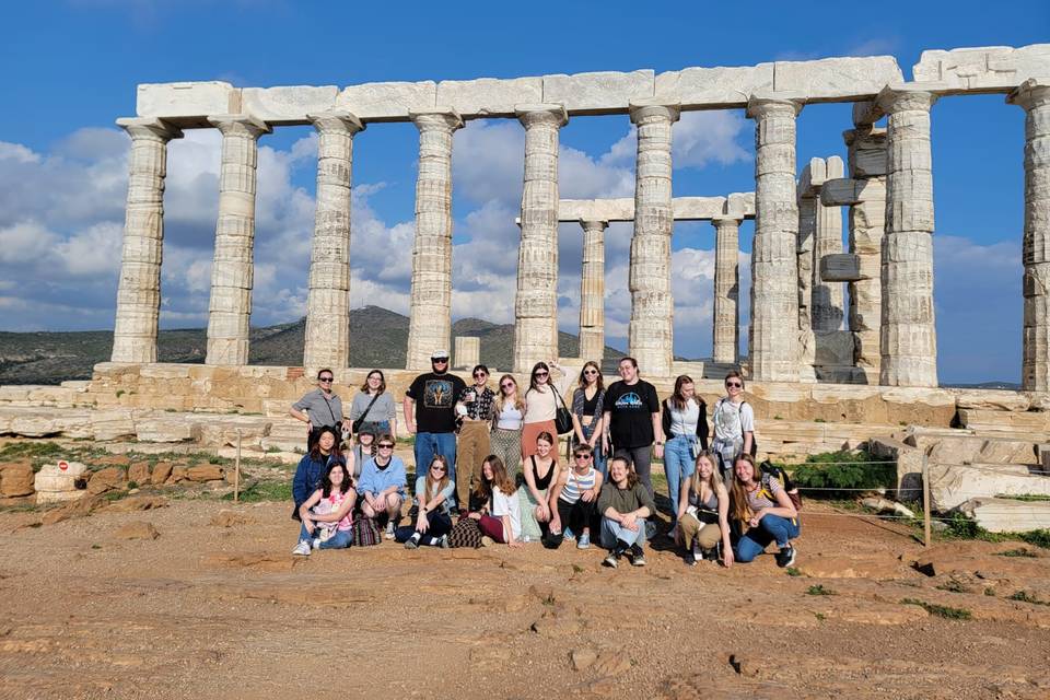 Group travel in Greece