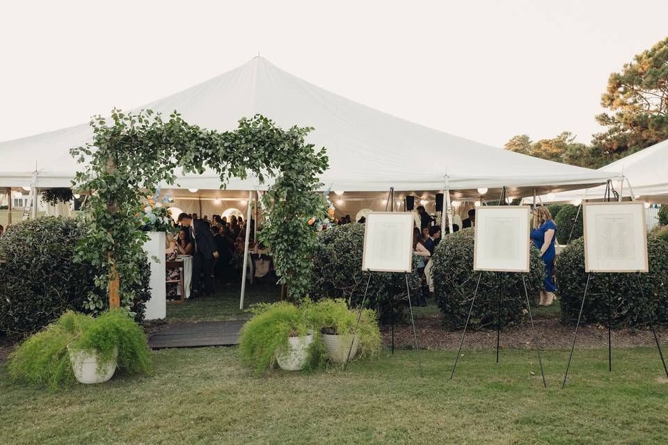 Entrance Reception Tent