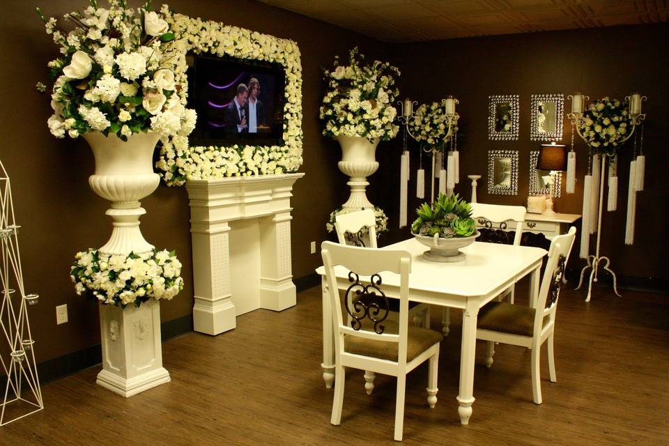 Martina’s wedding consultation room
Image Copyright: McCarthy Group Florists 2016