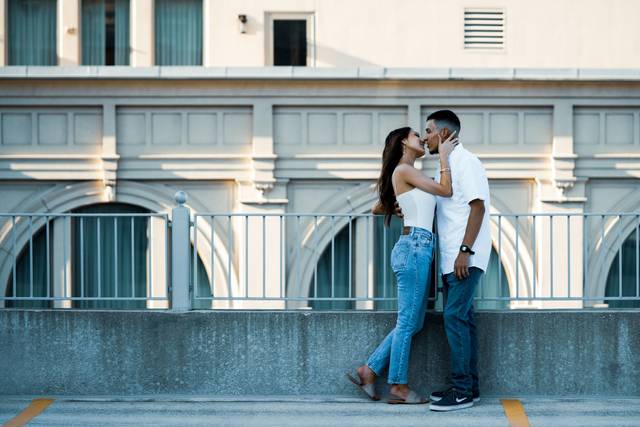 Engagement photo session