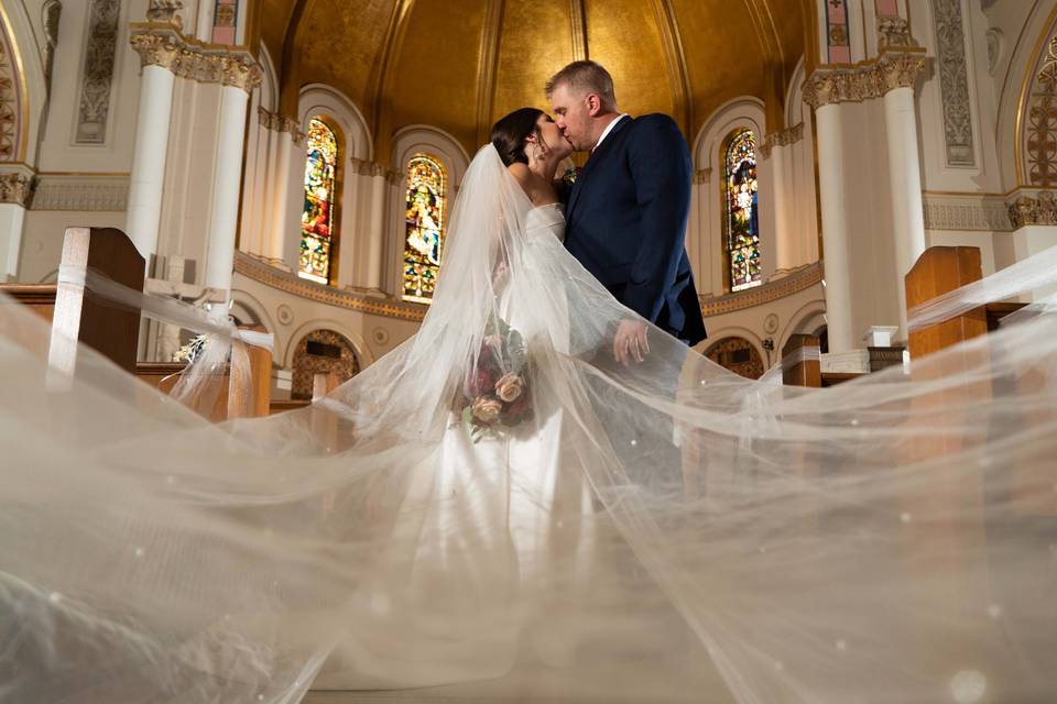 Creative image with veil