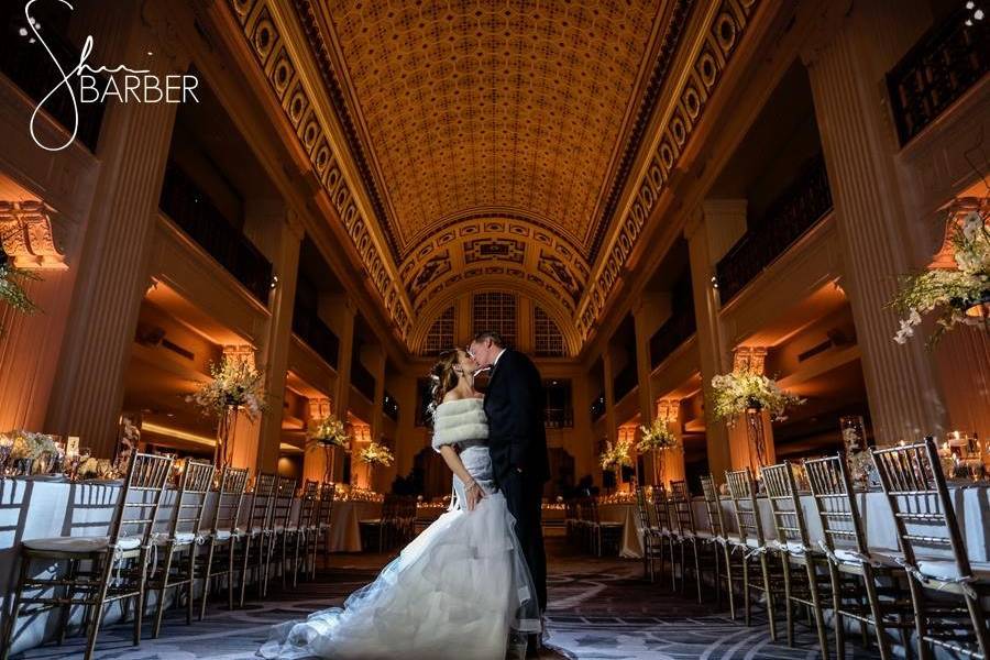 Couple in the ballroom