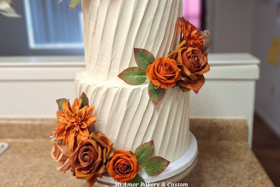 Outdoor fall rustic wedding
