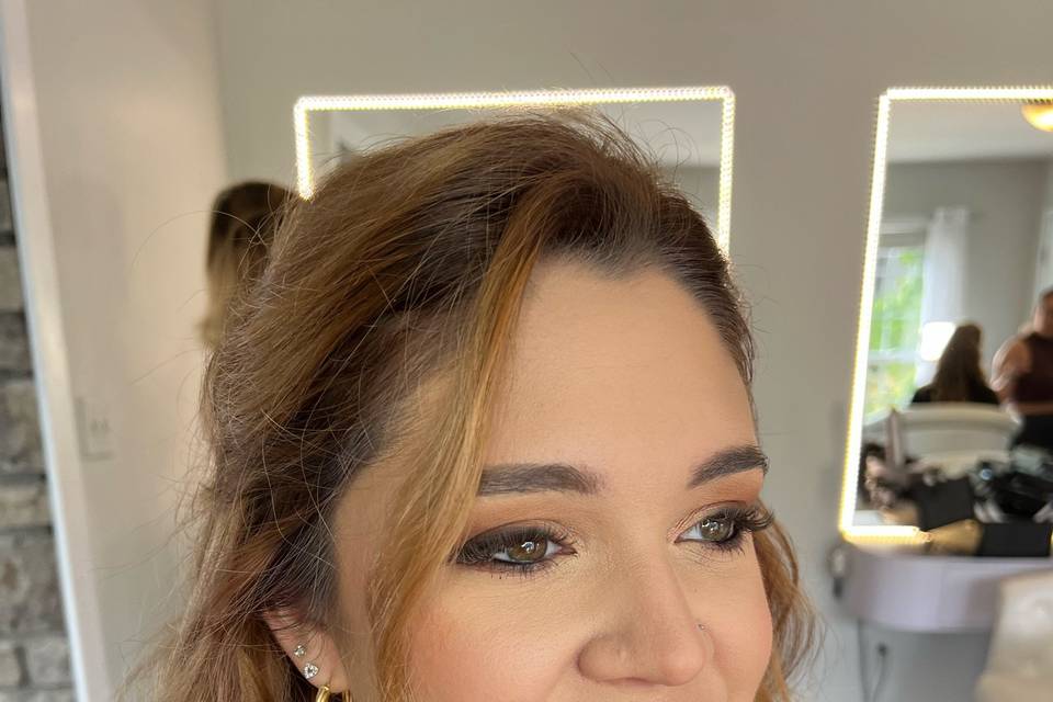 Bridesmaid Hair & Makeup