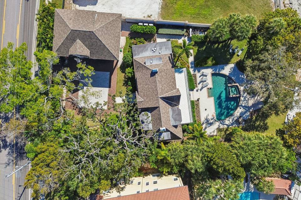 The Heron House Aerial