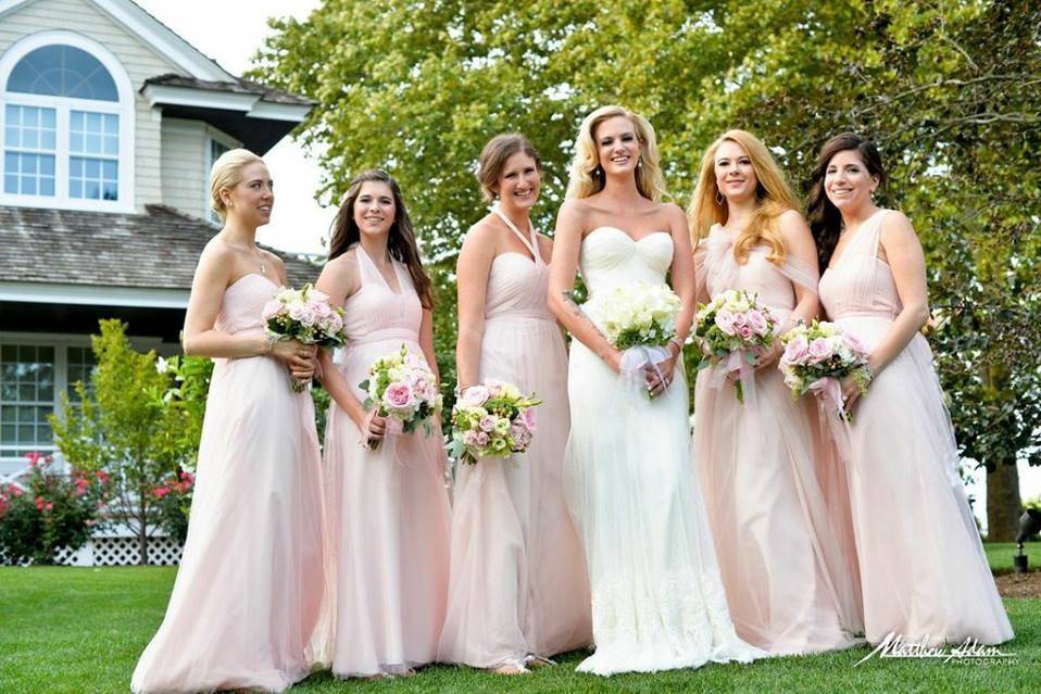 The beautiful Bride and her Bridesmaids