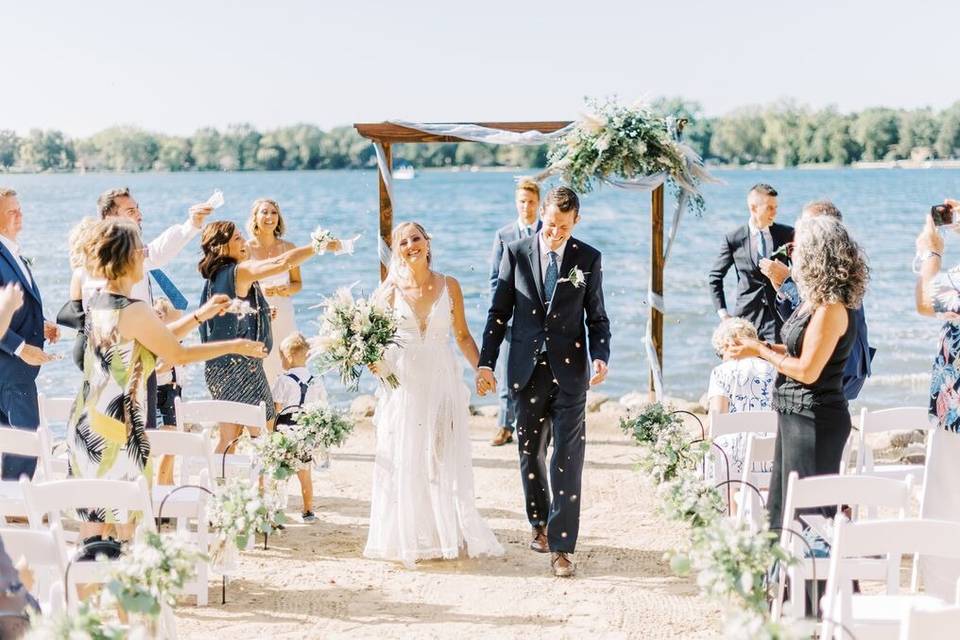 Beach ceremony