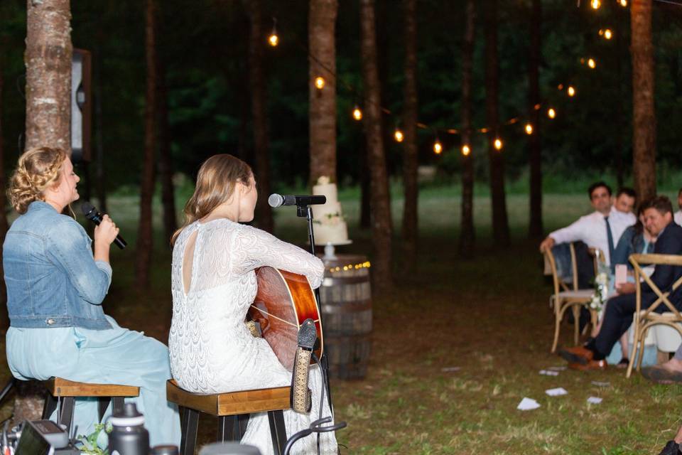 Serenading the Groom