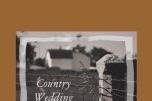 Country Wedding Invitation
Invite your friends and family to your upcoming rural wedding with this rustic Country Wedding Invitation. Customize it with the personal names of the bride and groom and specific marriage ceremony information. Feel free to change the text, font or paper type to suit the needs of your wedding. It is currently shown here on linen paper. This custom country wedding invite features a sepia tone farm photograph of a white barn and fence post with barbed wire. Perfect for a rural country or rustic barn wedding theme.