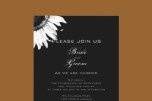 Yellow Sunflower Wedding Invitation
Invite your friends and family to your upcoming nuptials with the pretty Yellow Sunflower Wedding Invitation. Customize it with the personal names of the bride and groom and specific marriage ceremony information. Feel free to change the text, font or paper type to suit the needs of your wedding. It is currently shown here on white basic paper. This elegant custom floral wedding invite features a digitally enhanced nature photograph of a yellow sunflower blossom. Perfect for a June, July or August summer, September, October or November fall or sunflower wedding theme.