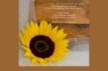 Invite your friends and family to your upcoming nuptials with the charming Sunflower and Veil Country Wedding Invitation. Customize it with the personal names of the bride and groom and specific marriage ceremony details. Feel free to change the text, font or paper type to suit your needs. It is currently shown here on basic paper. This pretty shabby chic country wedding invite features a quaint floral photograph of a yellow sunflower blossom and a white bridal veil with a weathered brown barn wood background. It is perfect for a casual yet classy rural country farm, rustic barn, ranch or western wedding theme.