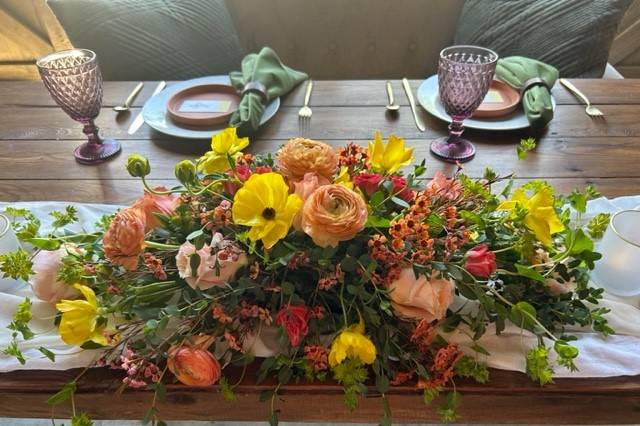 Colorful Head Table