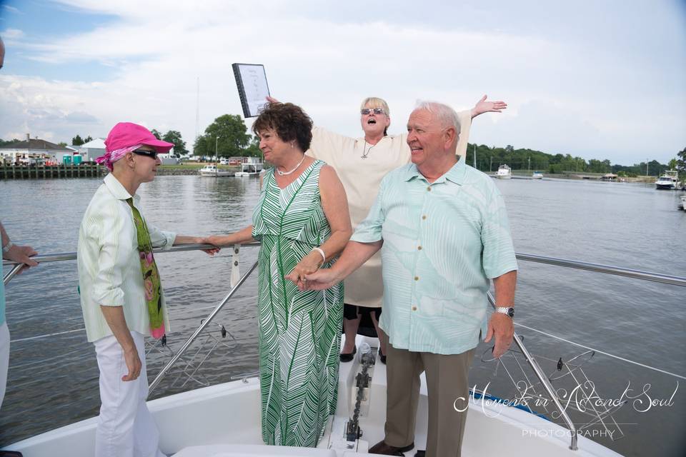 Yacht wedding