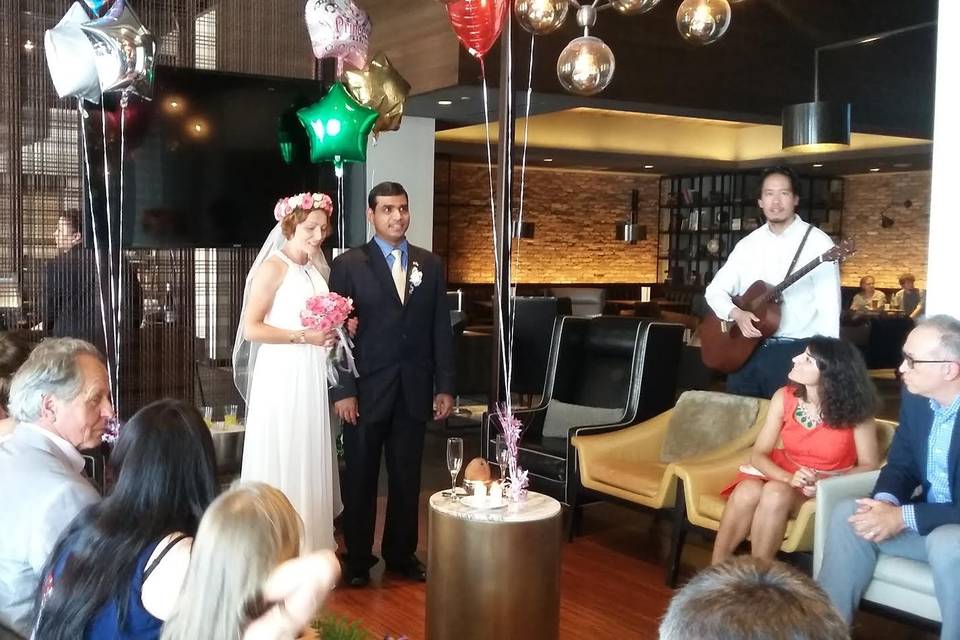 The newlyweds