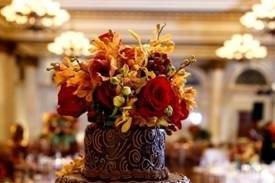 Chocolate wedding cake