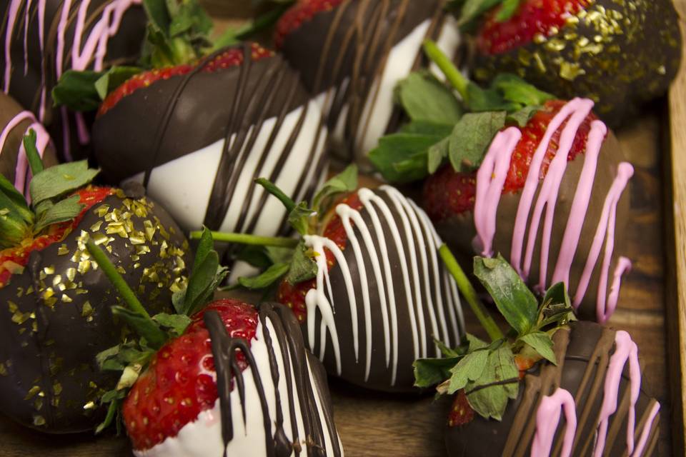 Chocolate-dipped strawberries