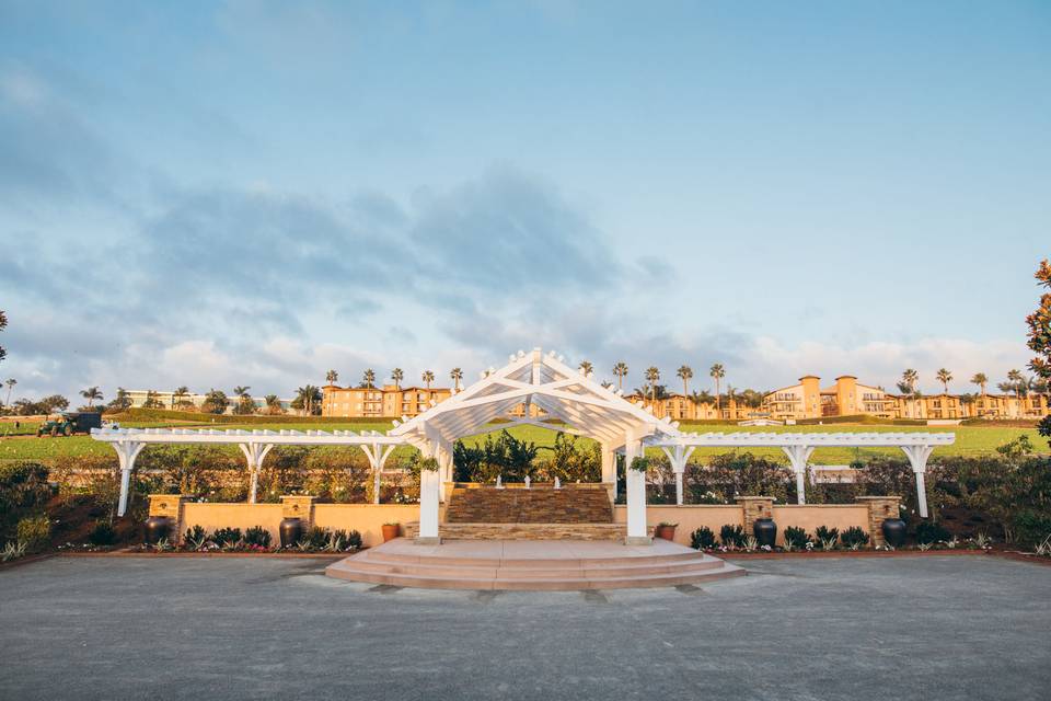 Outdoor view of The Flower Fields