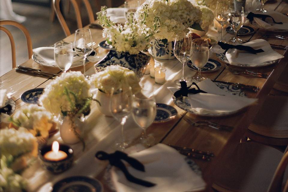 Tablescape at The Topping Rose