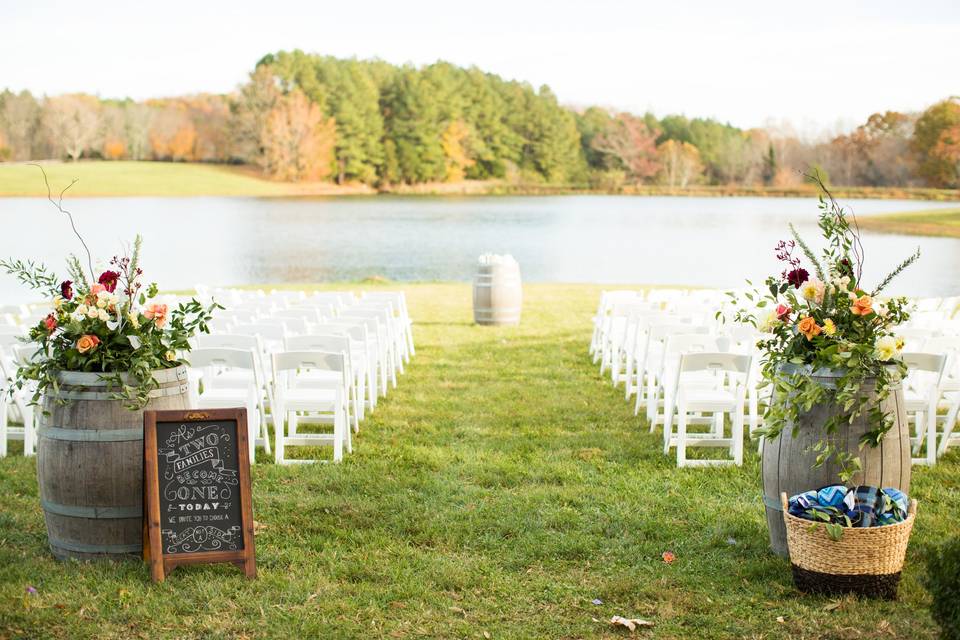 Barn and Pavilion Ceremony