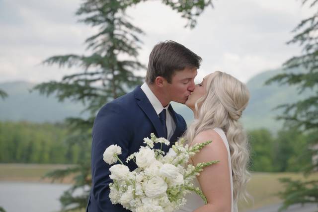 Romantic Bride and Groom Portr