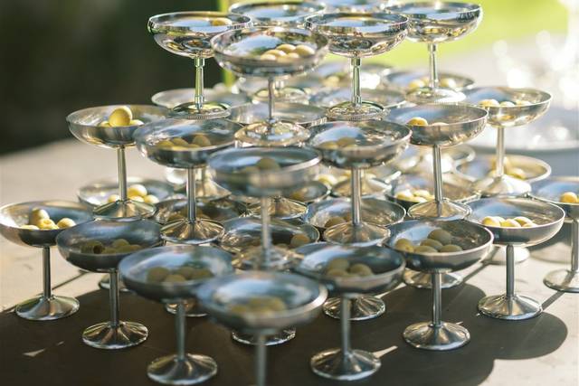 Champagne Tower Detail