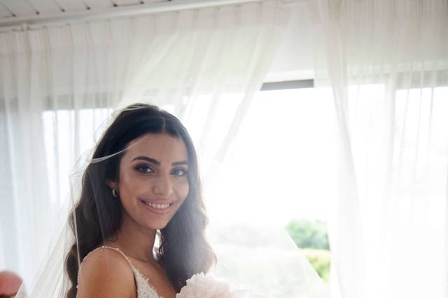 Bride Portrait with Bouquet