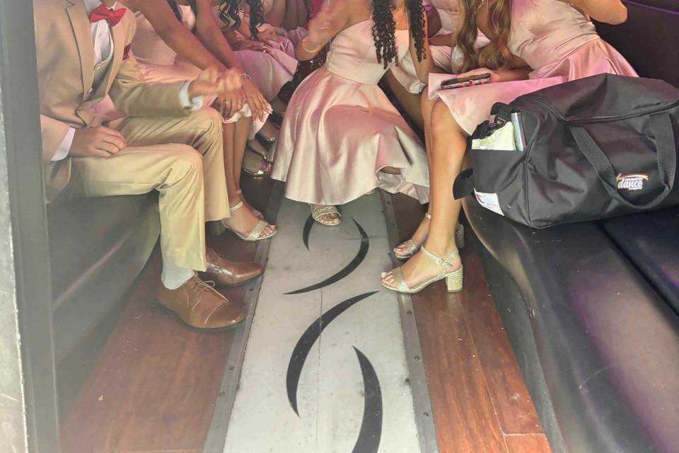 Prom party bus