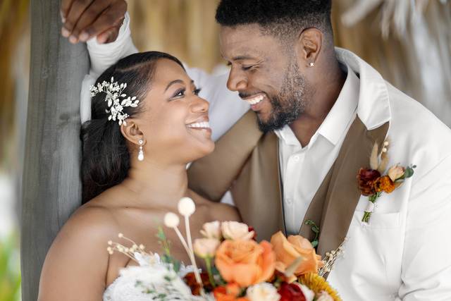 Huracan Cafe wedding portrait
