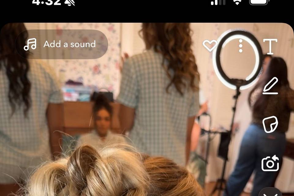 Hair and makeup