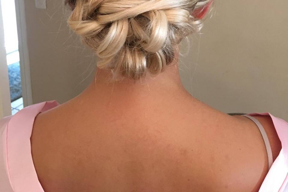 Makeup and hair