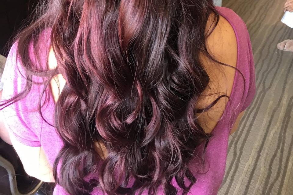 Hair and makeup
