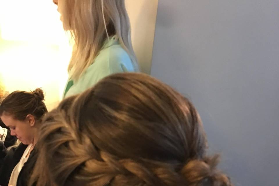 Half up