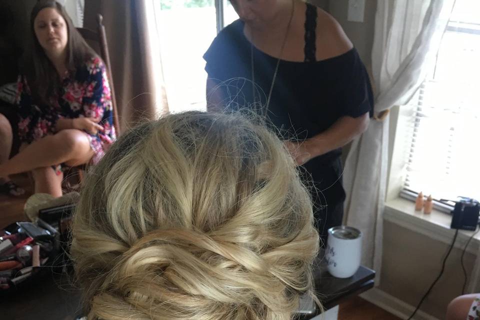 High updo
