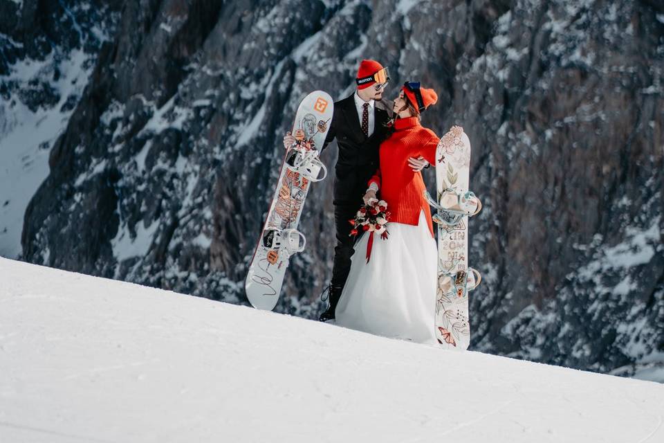 Elopement in the mountains
