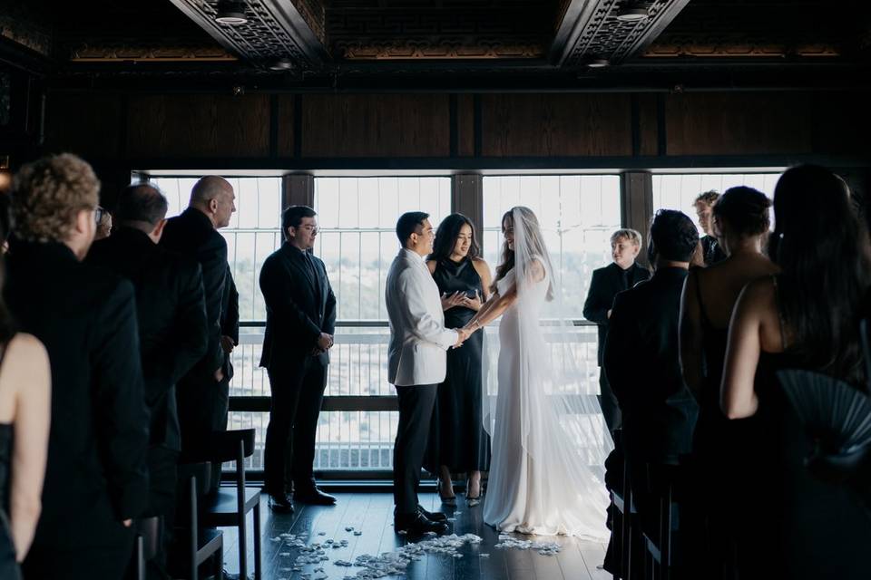 Ceremony in Smith Tower