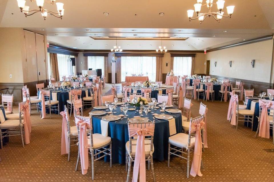 Pink and Blue linens
