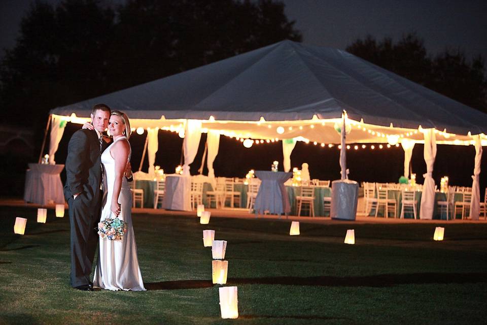 Tented wedding