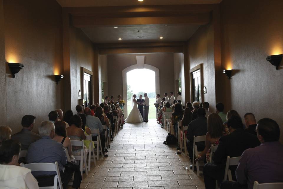 Indoor ceremony