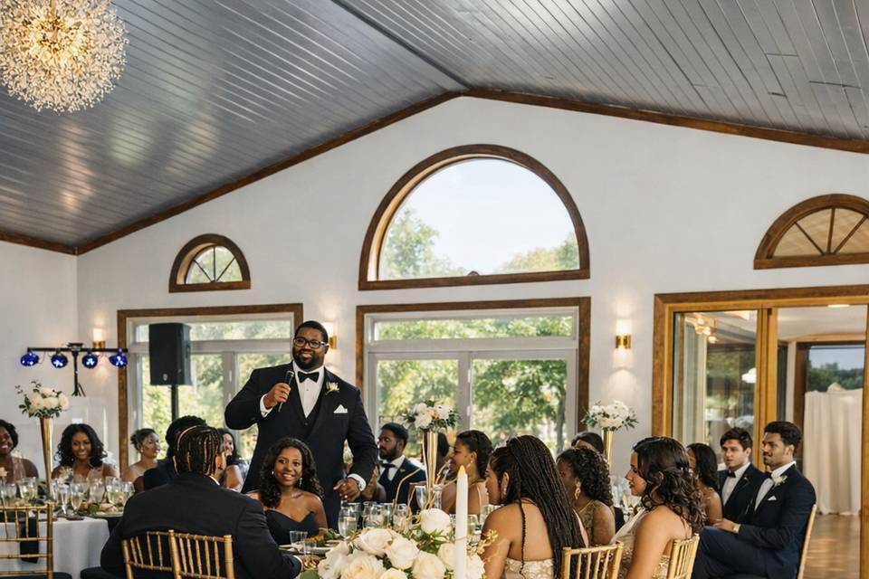 Enjoy the indoor event space