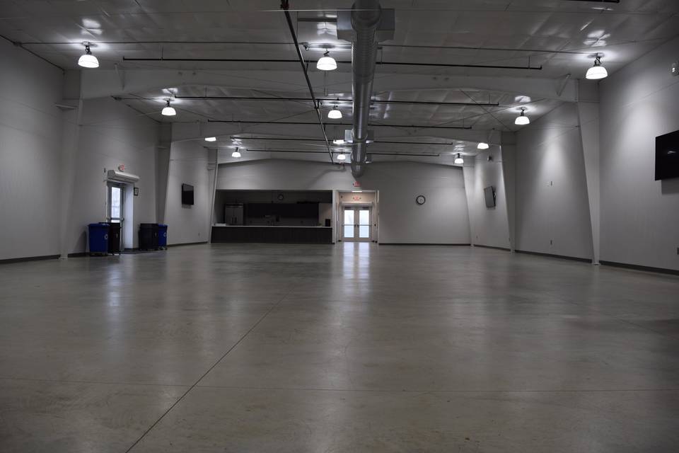 View from west doors.