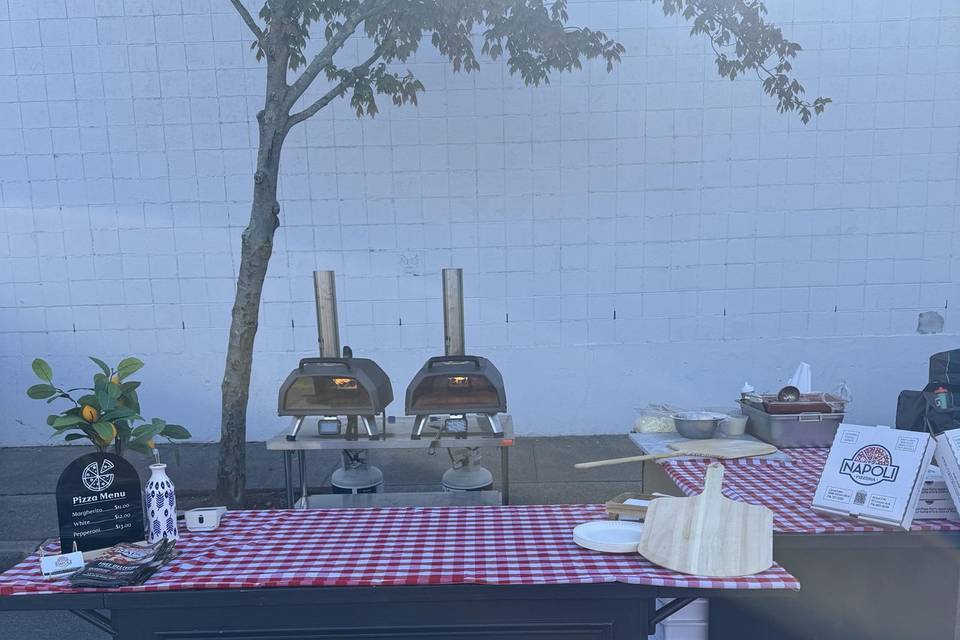 Mobile cart setup