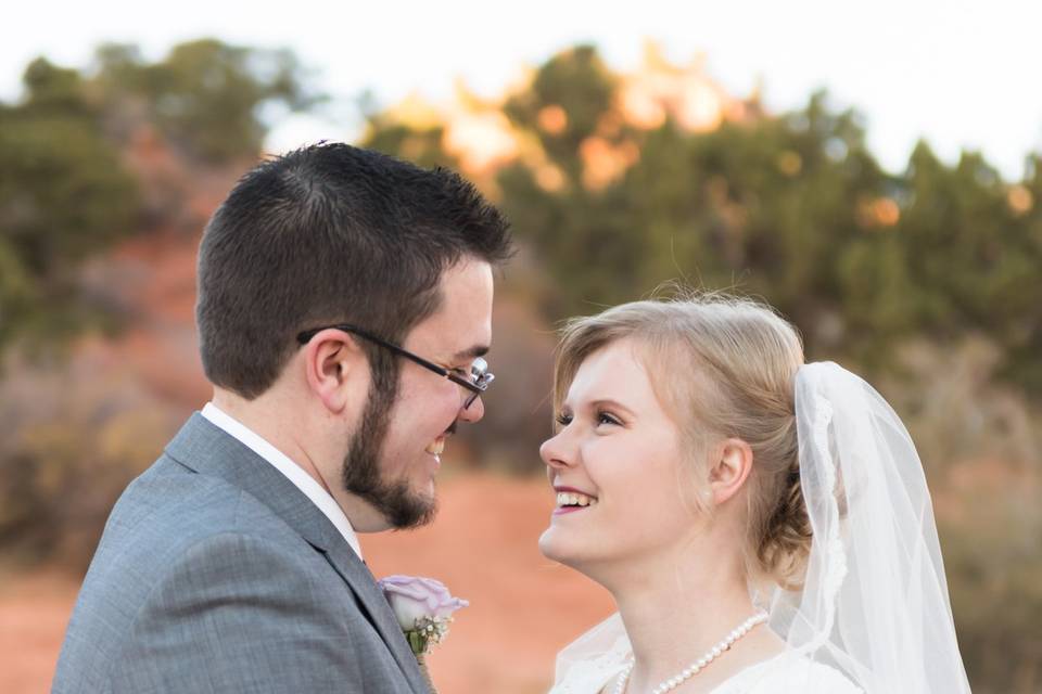 First Look Bridal Session