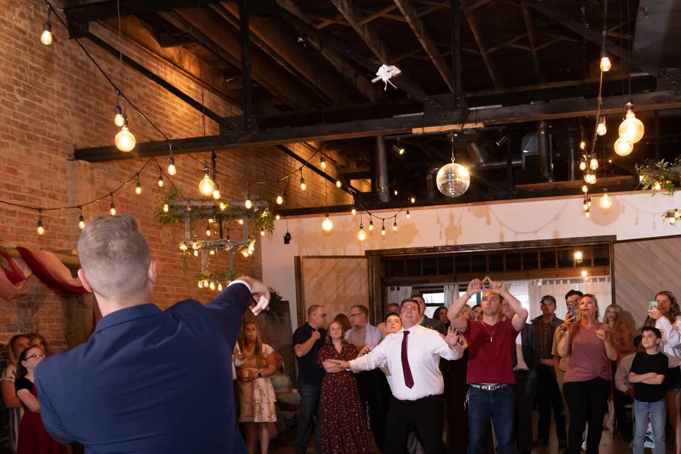 Garter Toss - Reception Fun