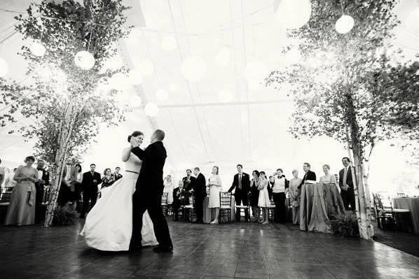 Your first dance, all eyes on you!