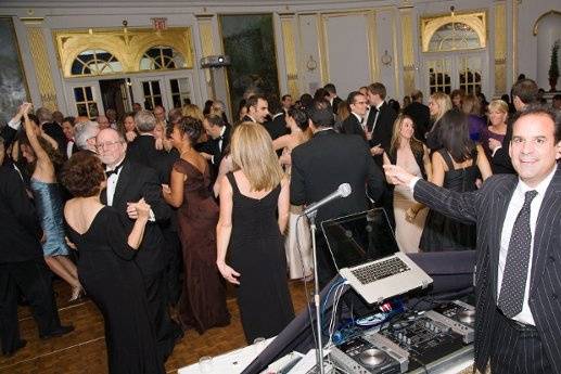 Black Tie at the New York Palace Hotel Main Ballroom Madison Avenue NYC.