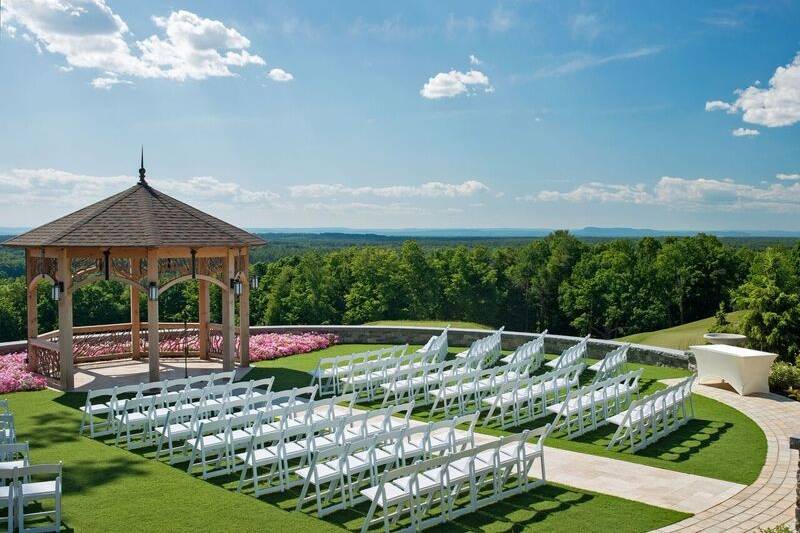 Outdoor wedding venue