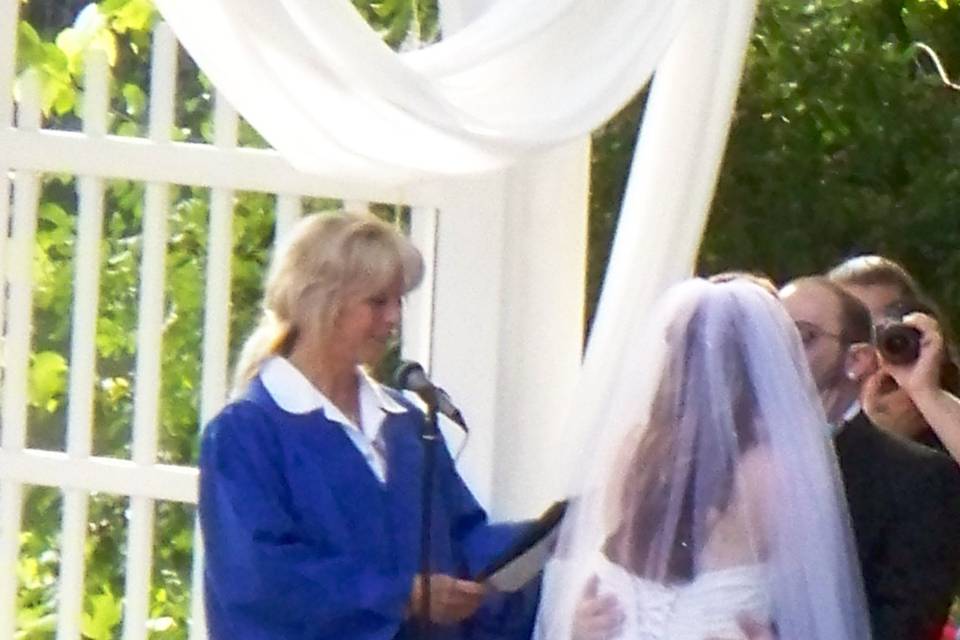 Wedding Officiant, Barbara Berlin